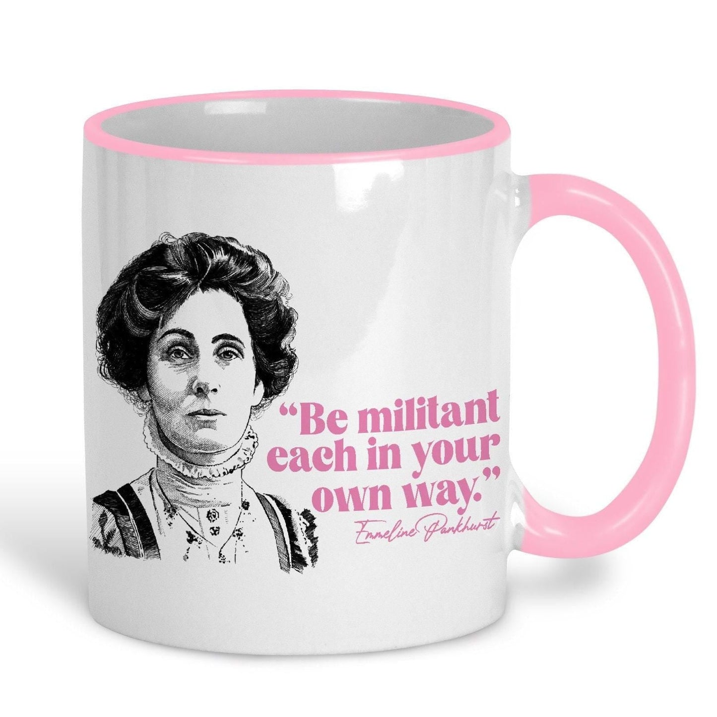 Emmeline Pankhurst Quote - Personalised Ceramic Mug