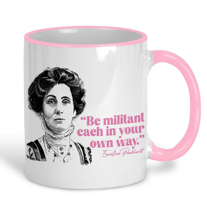 Emmeline Pankhurst Quote - Personalised Ceramic Mug