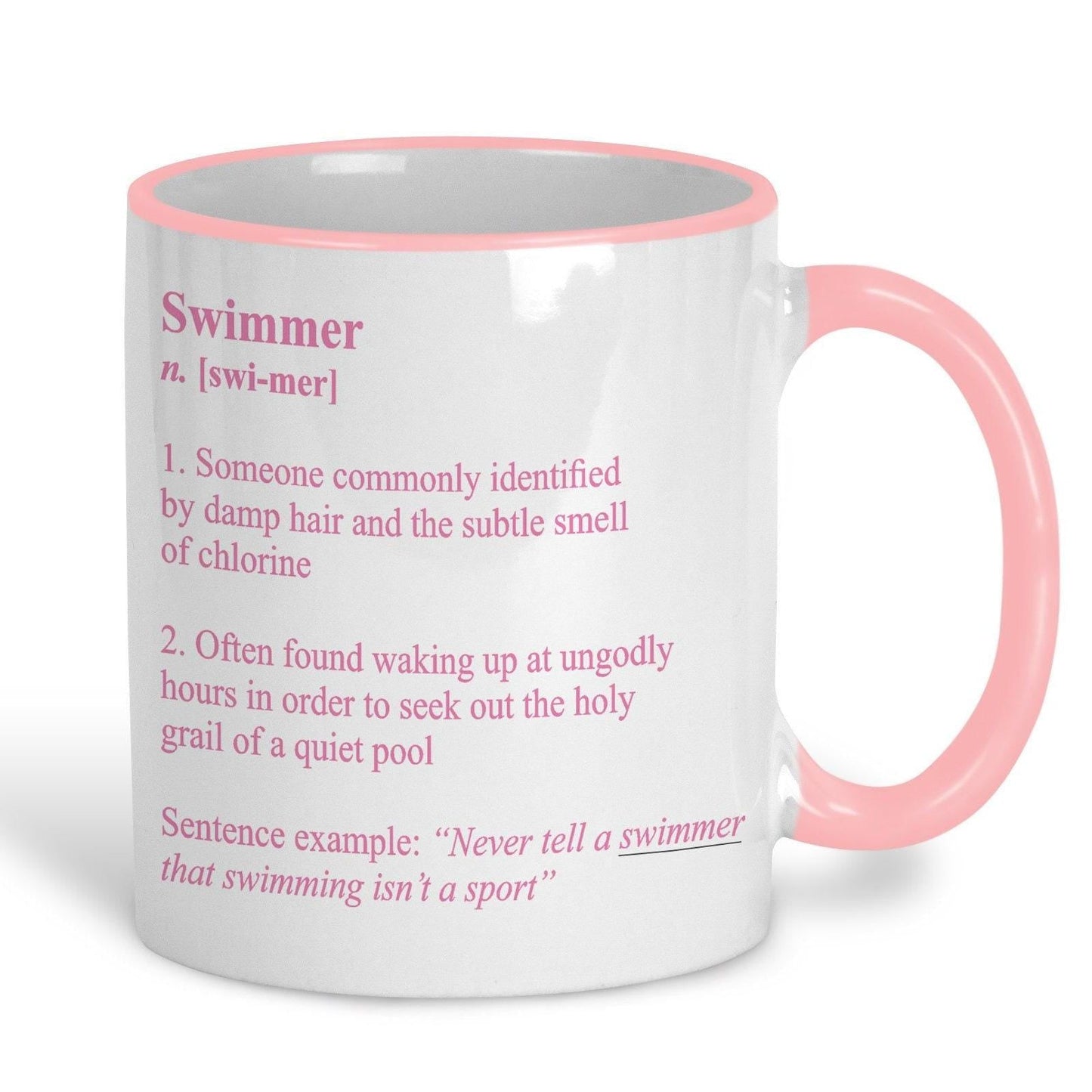 Swimmer Definition Swimming Swim Gala Personalised Sport Mug