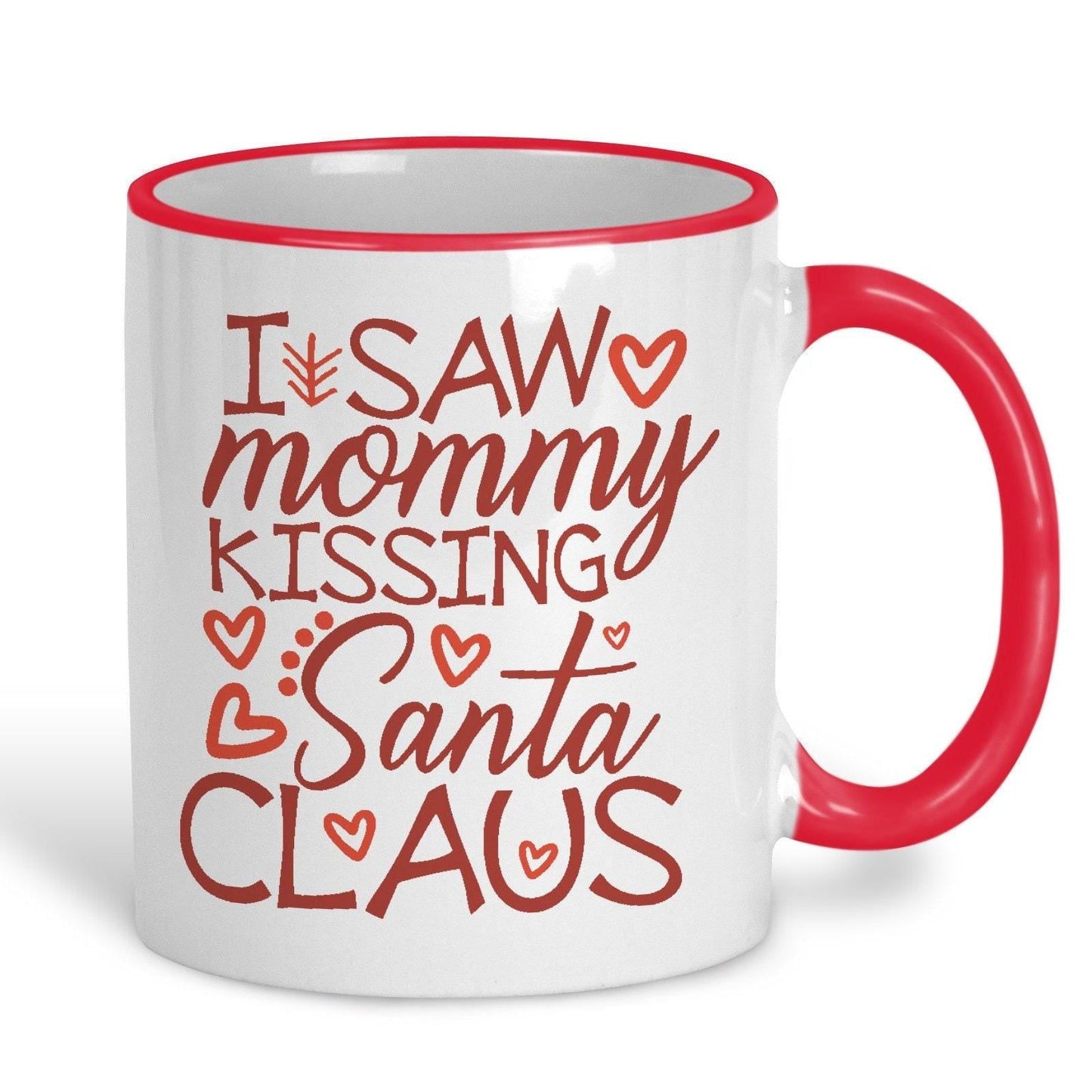 I Saw Mommy Kissing Santa Claus Jackson Five 5 Christmas Song Lyrics Personalised Ceramic Mug