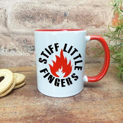Stiff Little Fingers Logo - Northern Ireland - Personalised Ceramic Mug