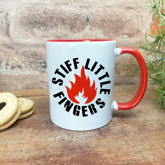 Stiff Little Fingers Logo - Northern Ireland - Personalised Ceramic Mug