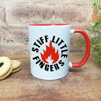 Stiff Little Fingers Logo - Northern Ireland - Personalised Ceramic Mug
