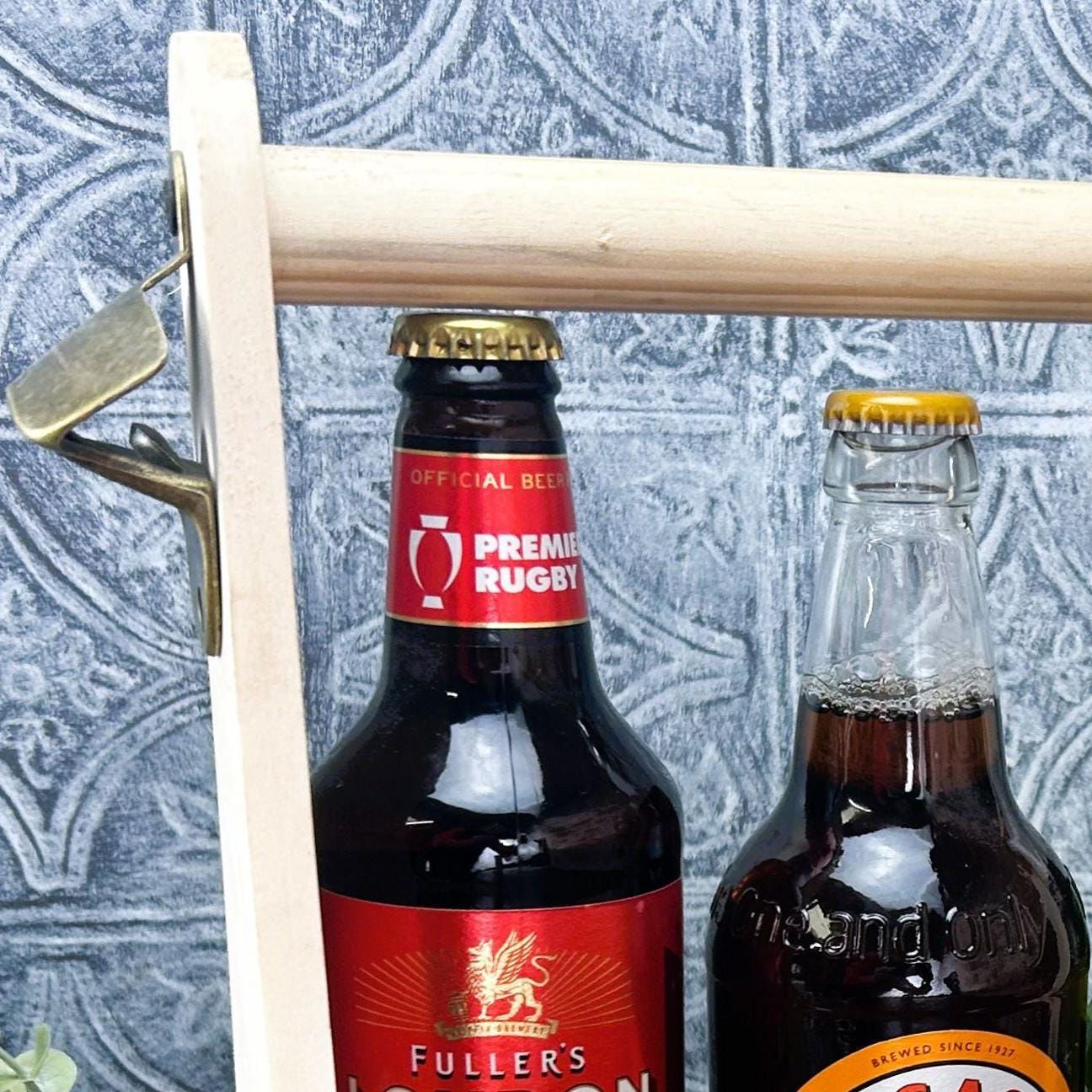 Cheers & Beers Any Name - Beer Carrier - Personalised Birthday Gift - BBQ Drinks - 18th - 21st