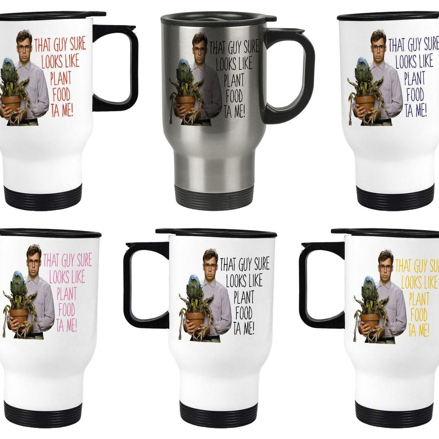 Little Shop of Horrors Travel Mug Personalised Gift