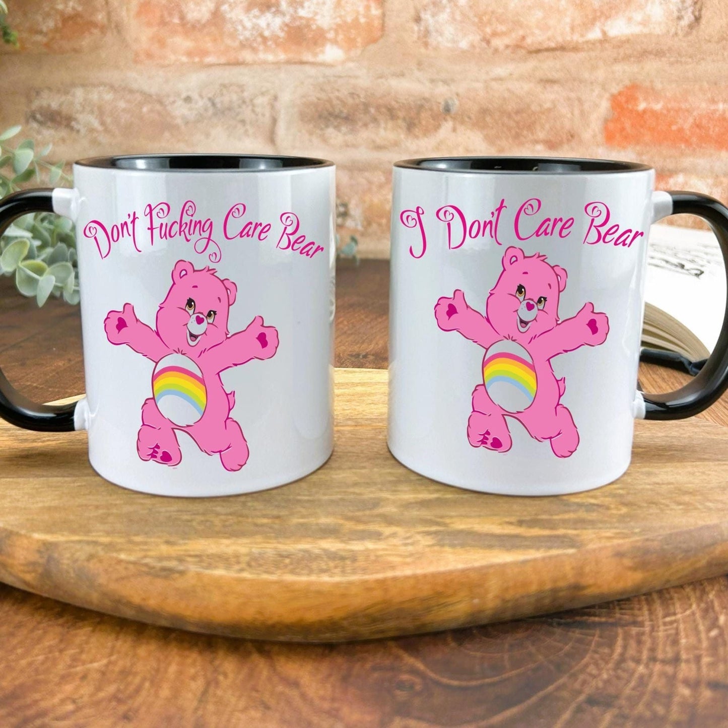 Care Bear "I Don't Care Bear/ F***** Care Personalised Ceramic Mug
