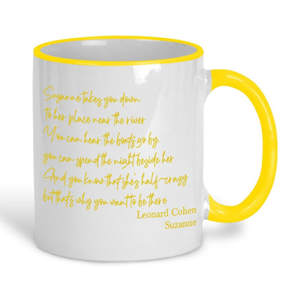Leonard Cohen Suzanne Mug