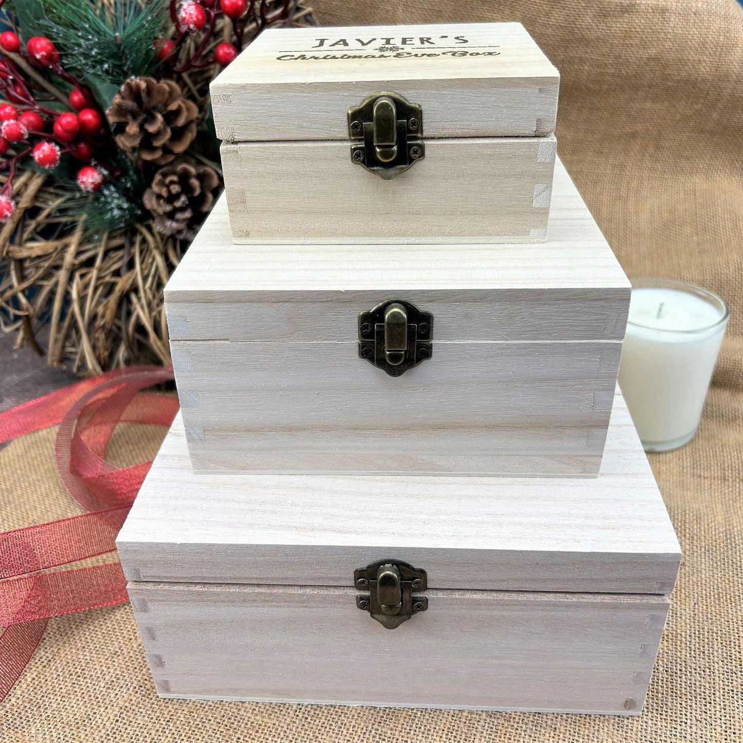 Simple Personalised Christmas Eve Box Xmas Treats Gift