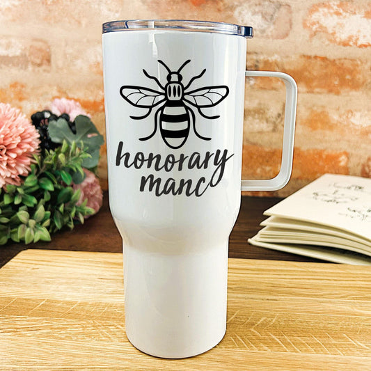 Honorary Manc Bee - Personalised Travel Mug