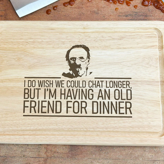 a cutting board with a picture of abraham lincoln on it