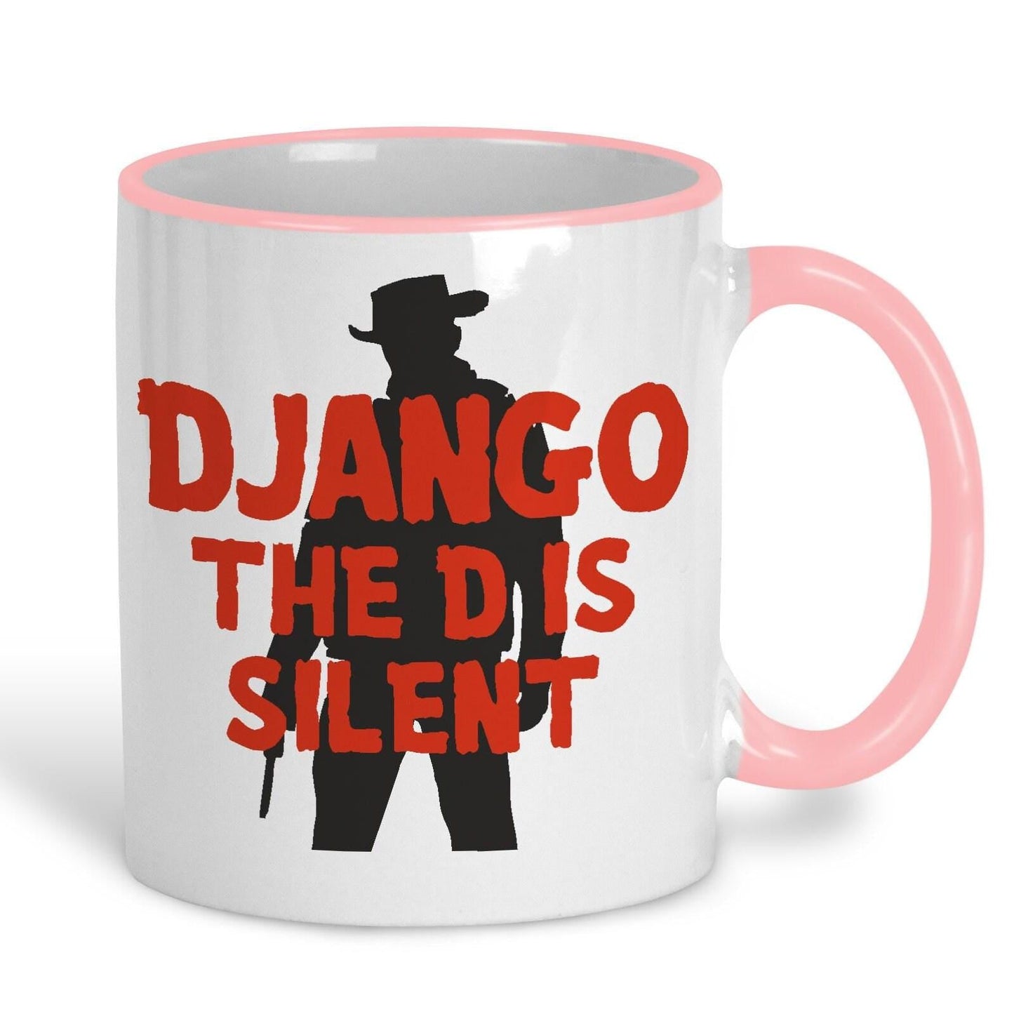 Django Unchained "The D Is Silent" Quentin Tarantino Western Jamie Fox Mug