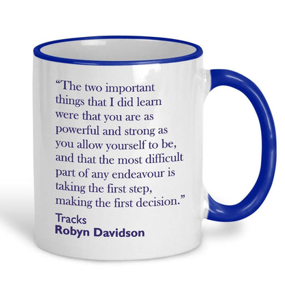 Robyn Davidson Tracks Book Quote Mug