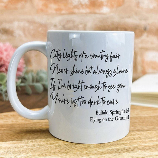 Buffalo Springfield On The Way Home  60s Mug