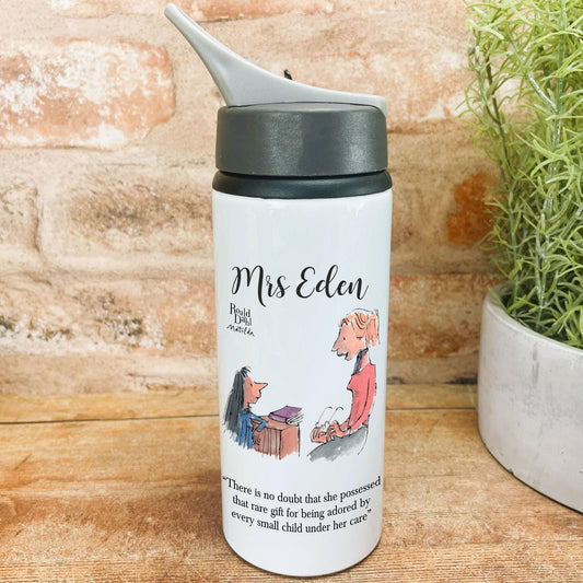 Miss Honey Matilda Teacher Water Bottle Thank You Gift