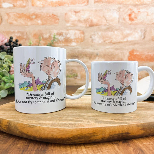 BFG Book Quote Illustration Children's Personalised Mug | Unbreakable | Kids | Toddler | Child Safe | Son | Daughter | First Cup