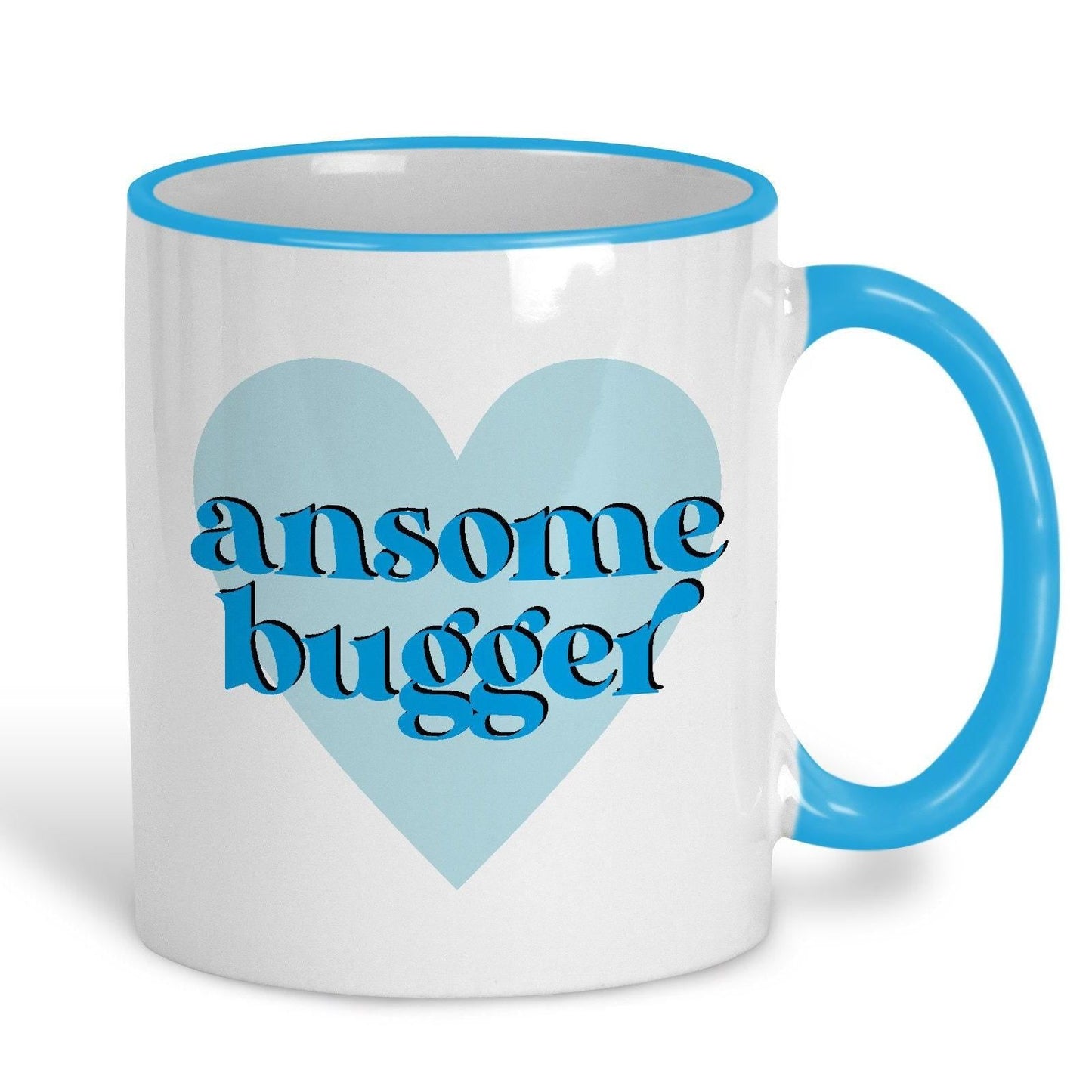 Ansome Bugger Yorkshire Dialect - Personalised Ceramic Mug