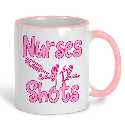 Nurse Calls The Shots Facts Ceramic Mug