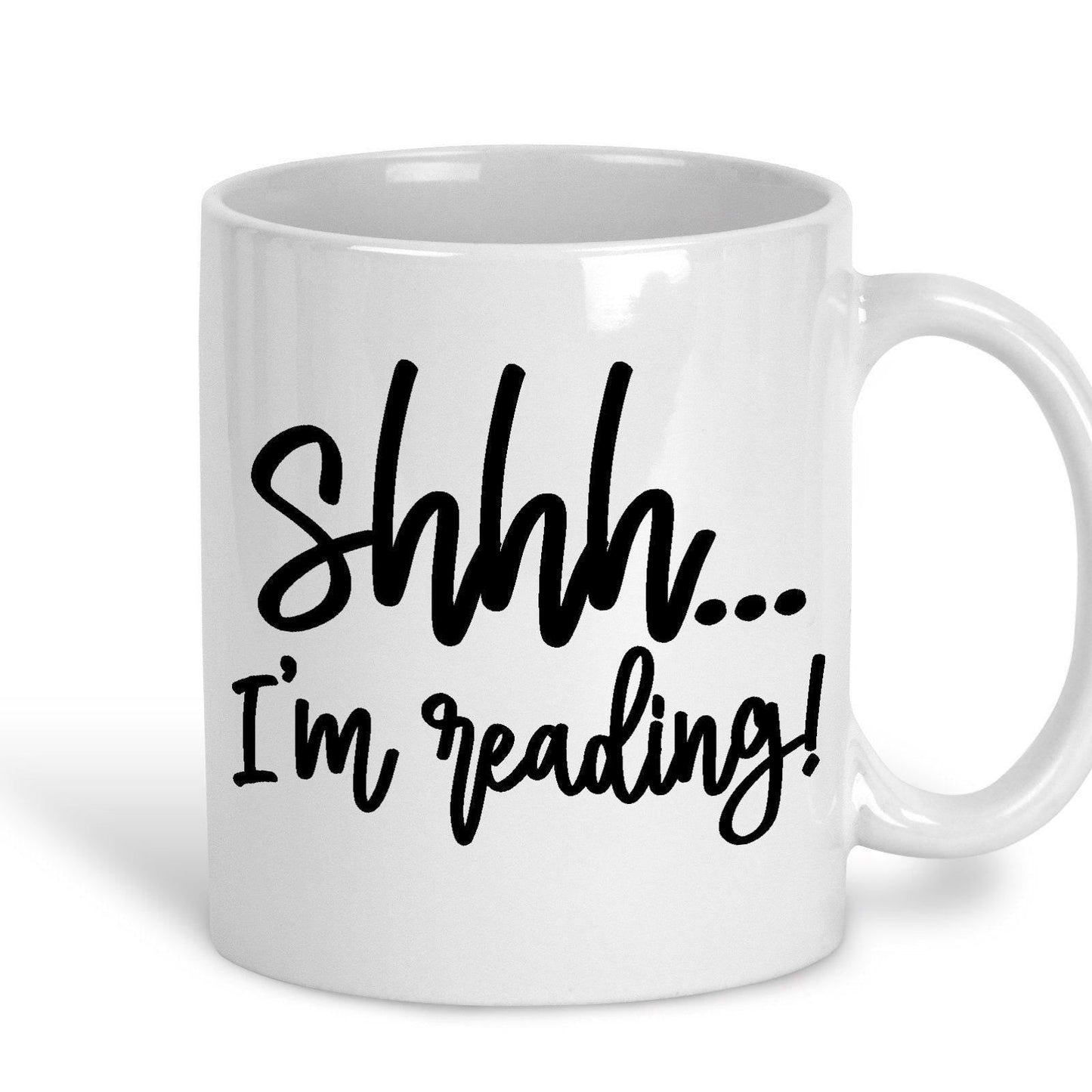 Shhh... I'm Reading Personalised Reader's Ceramic Mug