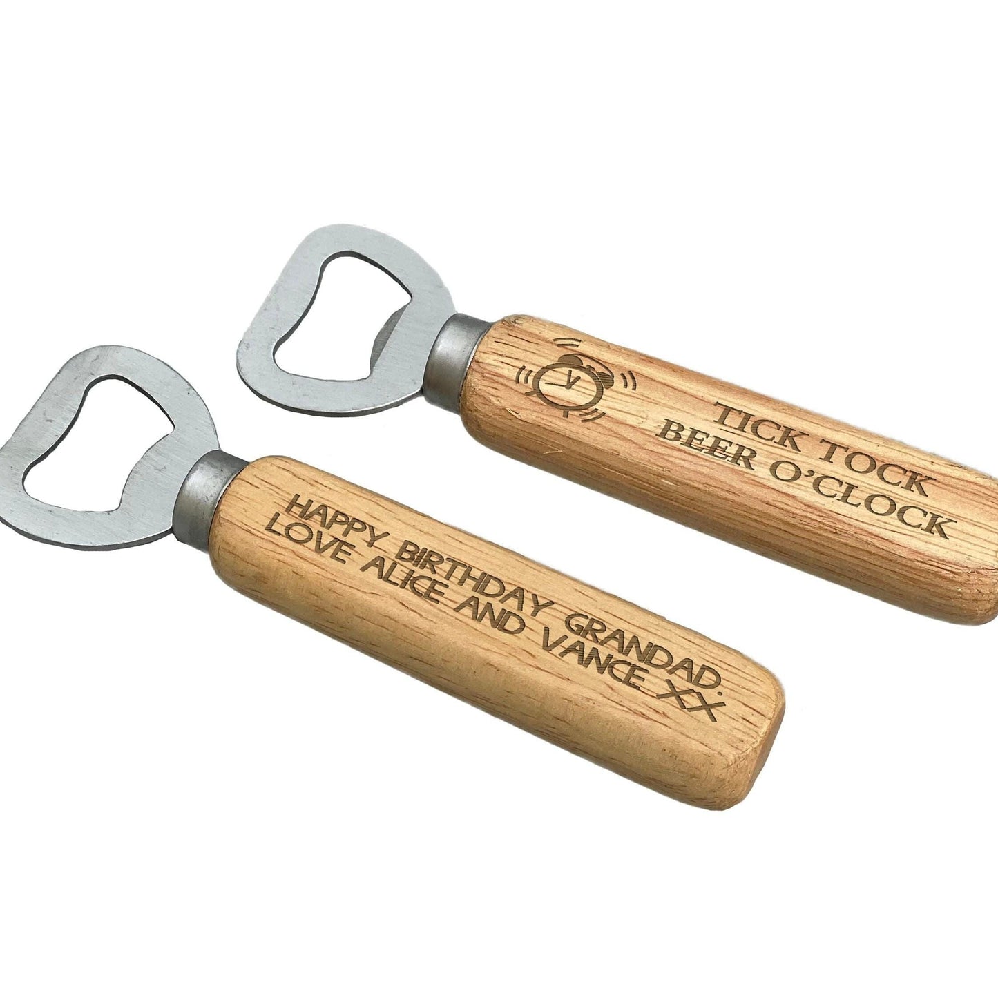 Tick Tock Beer O'clock - Father's Day Bottle Opener - Personalised Gift