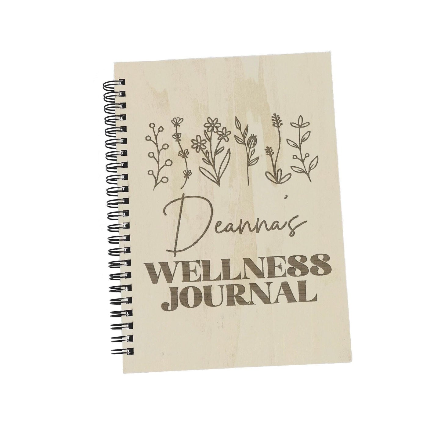 Floral Wellness Journal - Personalised Book of Positivity - Gratitude Journal