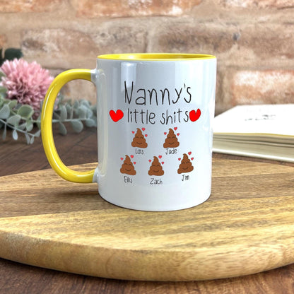 Mum Little Shits Personalised Mothers Day Ceramic Mug