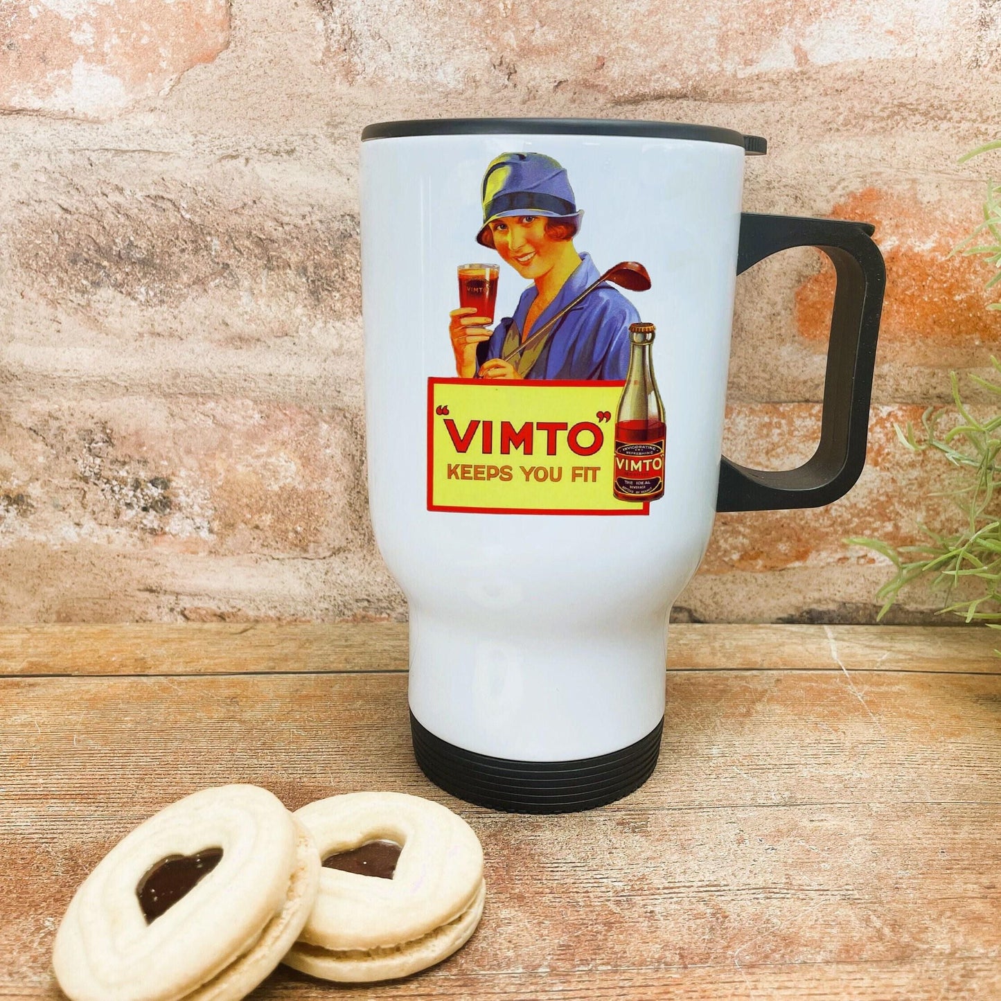 Vimto Keeps You Fit - Personalised Travel Mug