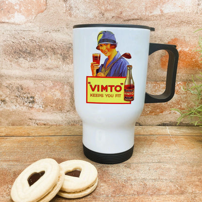 Vimto Keeps You Fit - Personalised Travel Mug