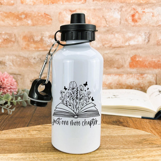 Just One More Chapter Water Bottle Reader Gift