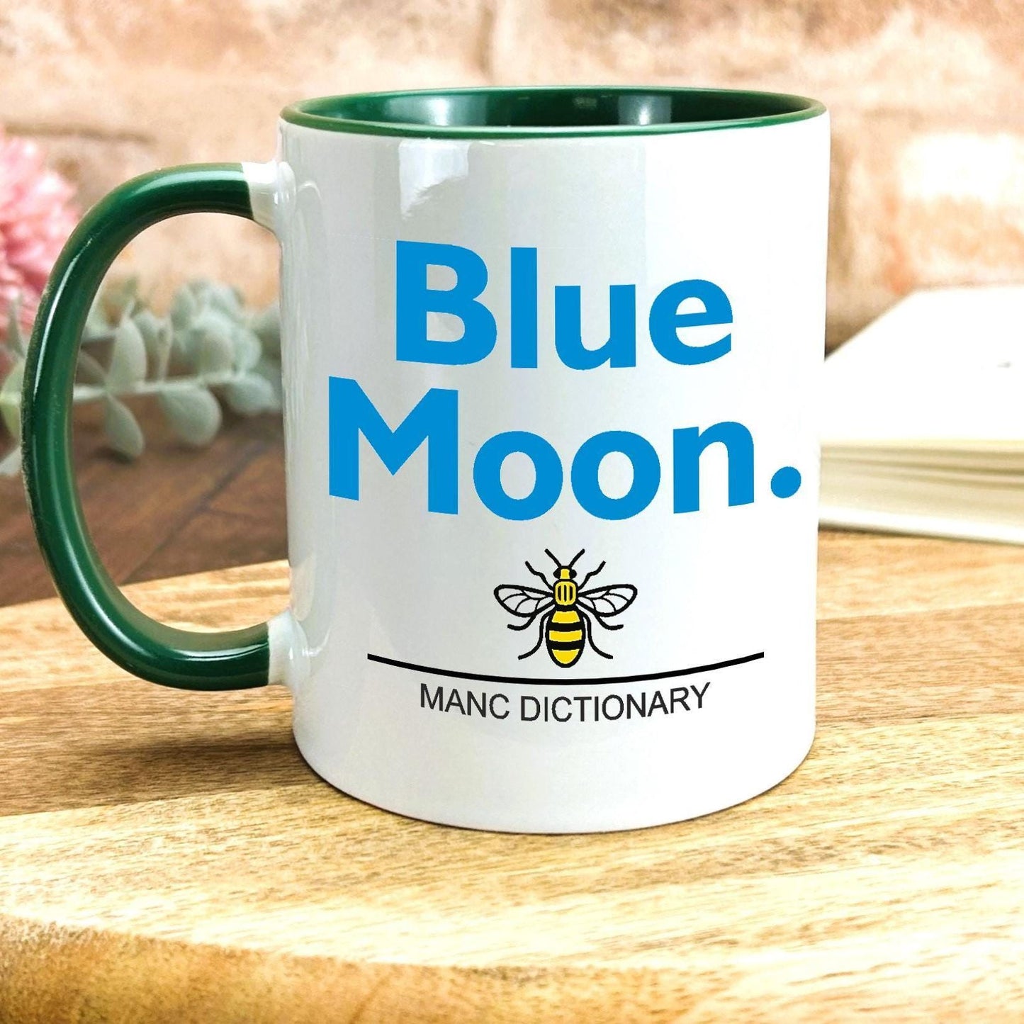Blue Moon - Manc Dictionary - Personalised Ceramic Mug