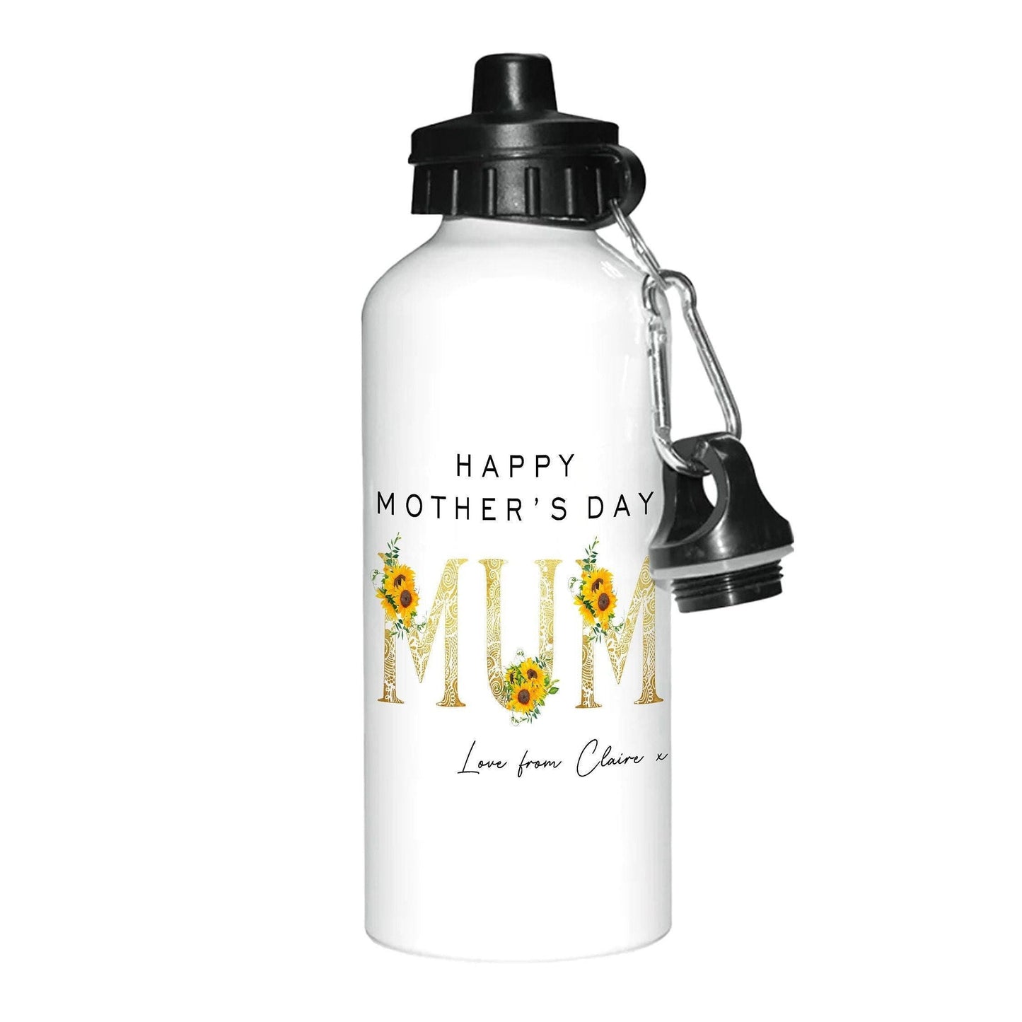 Sunflowers Happy Mother's Day Water Bottle Mother's Day Present Gift For Mum Mummy Birthday