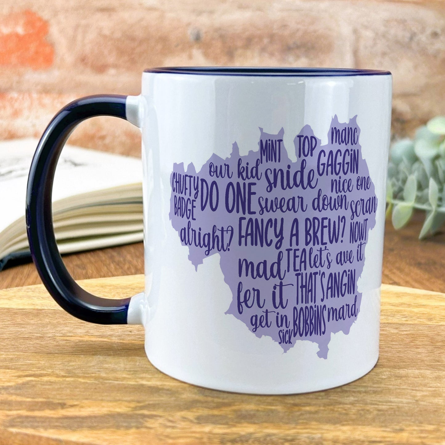 a coffee mug with a map of the united states on it