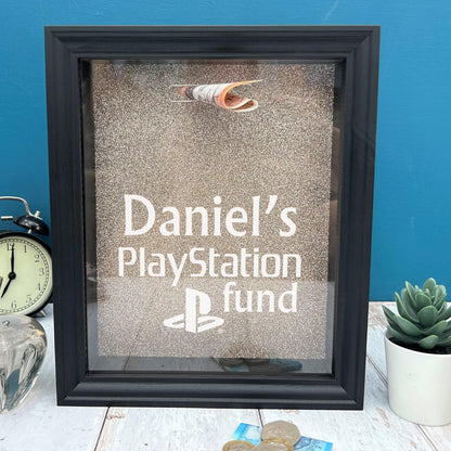 Play Station PS5 Game Console Fund Money Box Personalised Gamer Gift