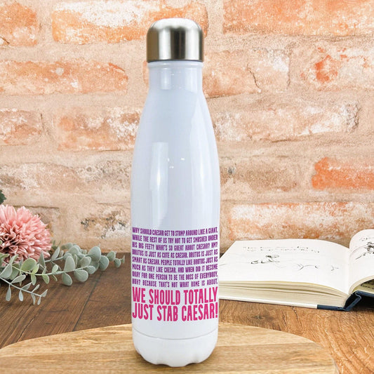 Mean Girls "Stab Caesar" Water Bottle Personalised Movie Gift