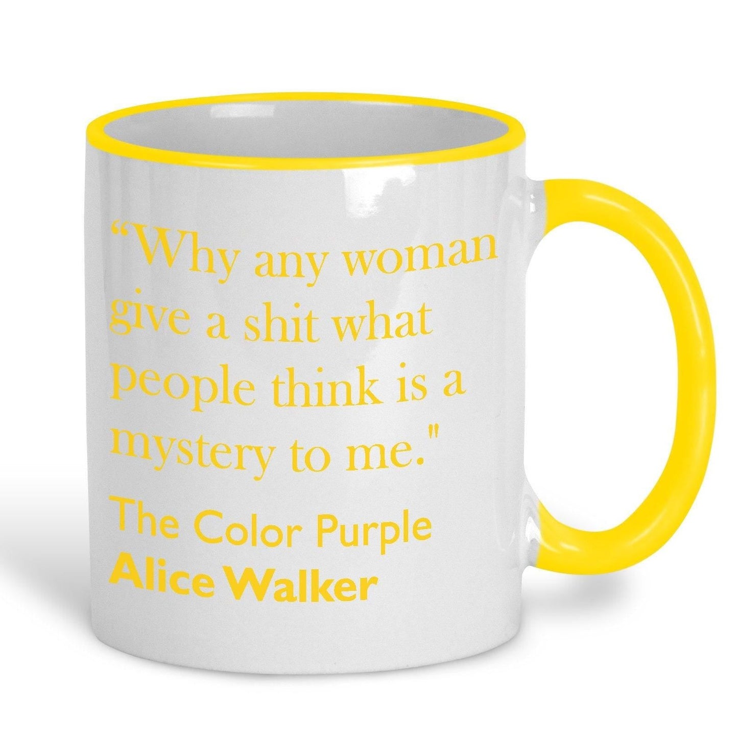 Alice Walker The Color Purple Literary Quote Mug