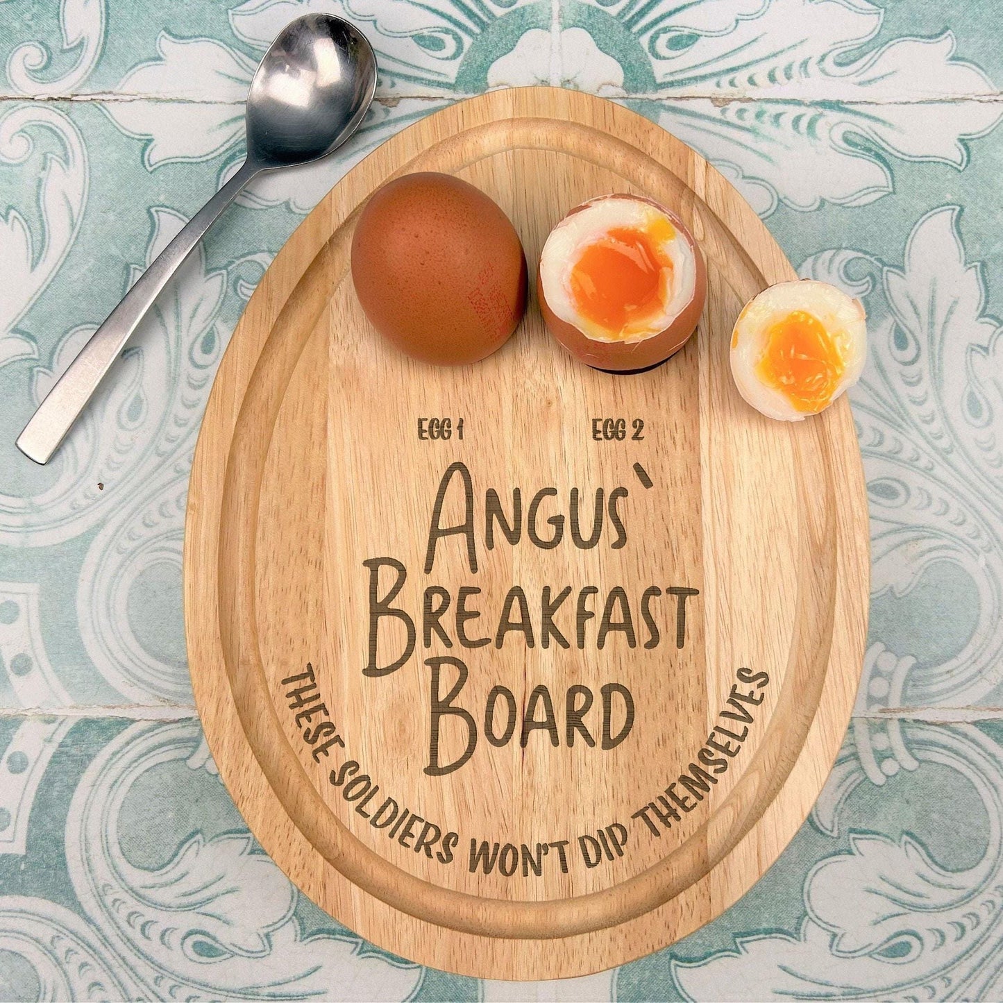 Dippy Egg & Soldiers Breakfast Board - Personalised Gift