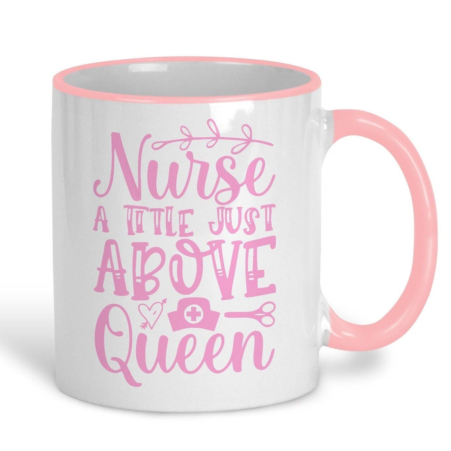 Nurse A Title Above Queen Personalised Ceramic Mug