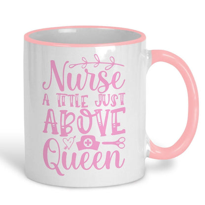 Nurse A Title Above Queen Personalised Ceramic Mug