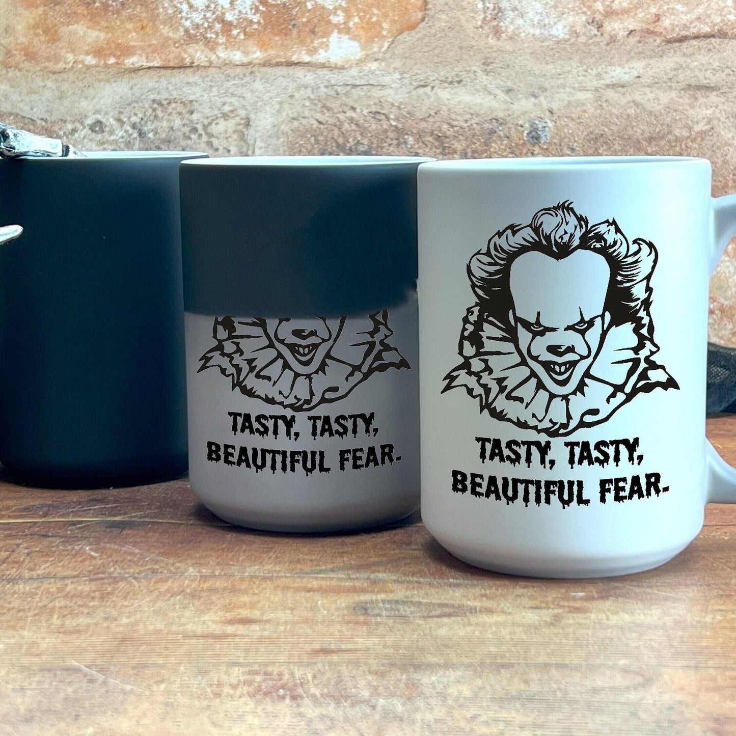 IT Movie Fan Personalised Gift - Colour Changing Mug - Features Pennywise the Clown
