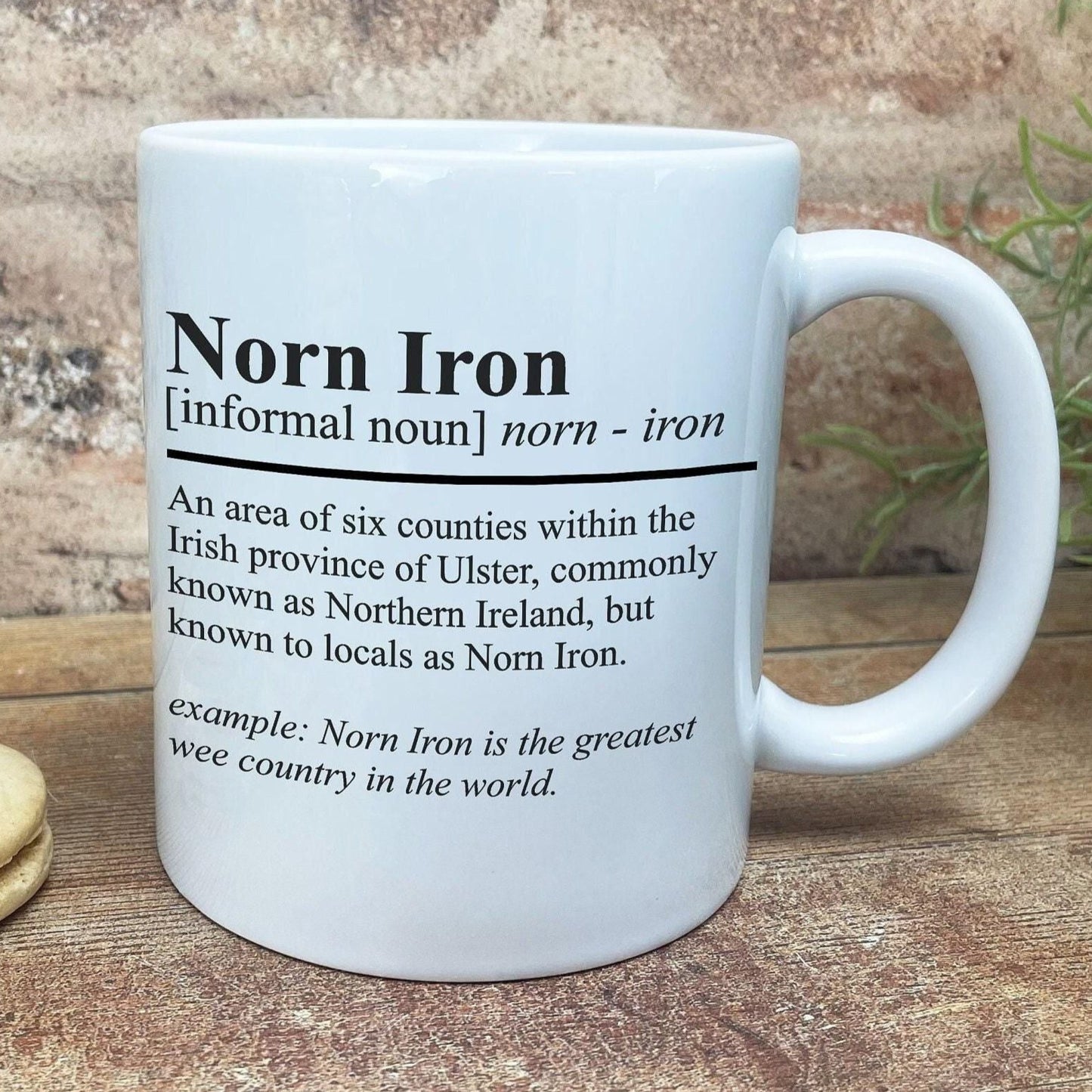 Norn Iron Definition - Northern Ireland Dialect - Personalised Ceramic Mug