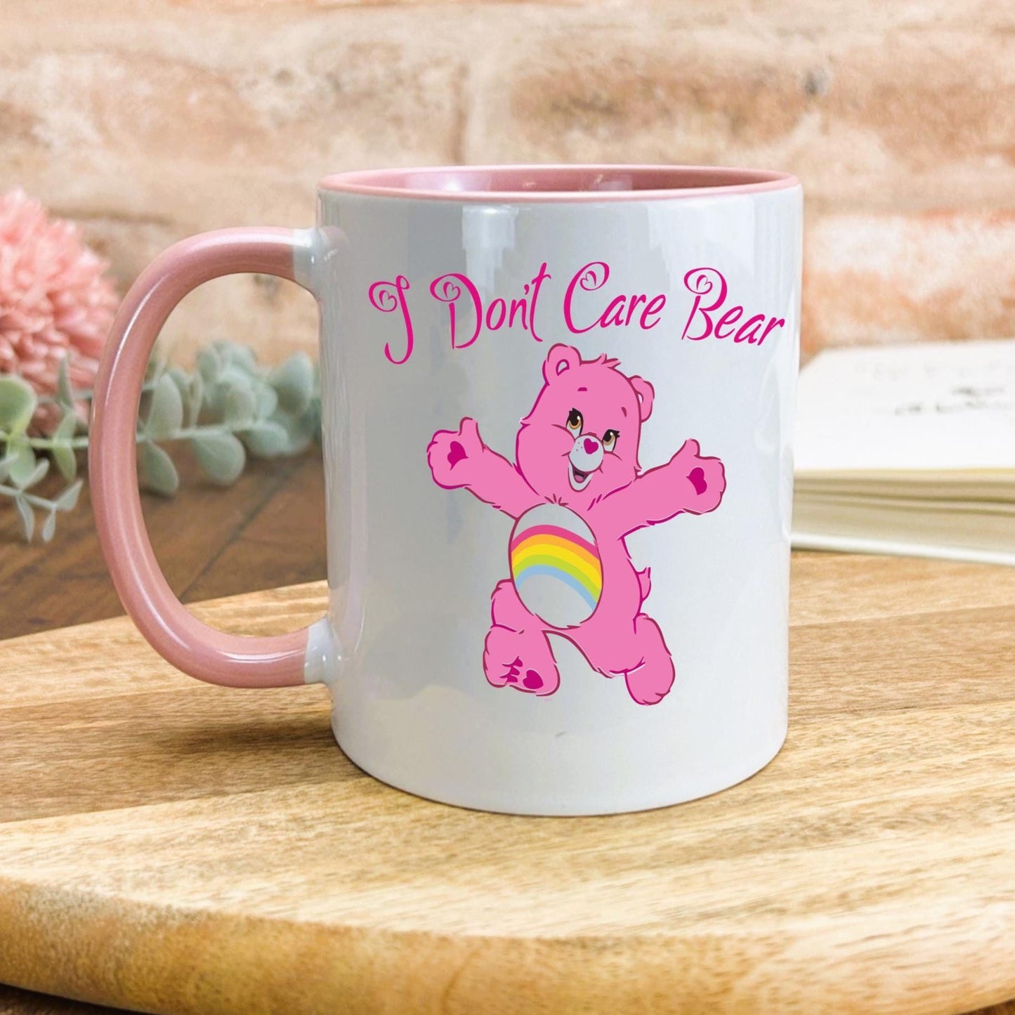 Care Bear "I Don't Care Bear/ F***** Care Personalised Ceramic Mug
