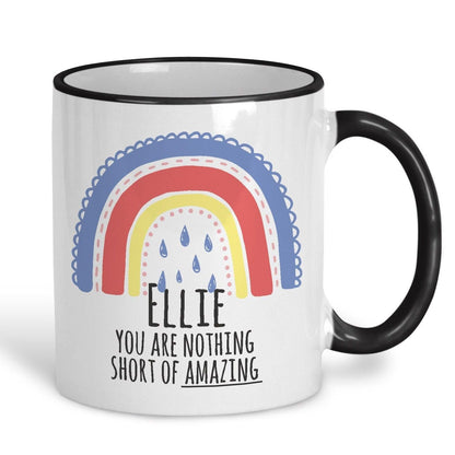 You Are Nothing Short of Amazing Personalised Positivity Ceramic Mug