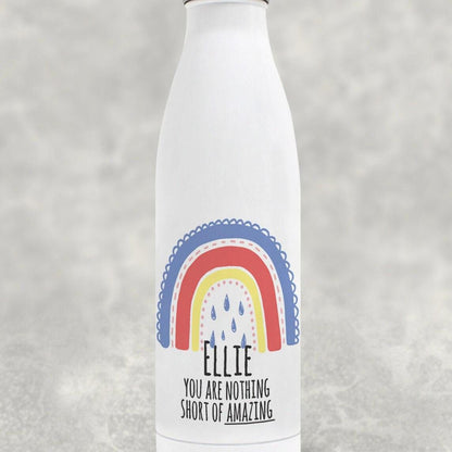 You Are Nothing Short of Amazing Water Bottle Personalised Positivity Mental Health Gift Well-Being Self Love