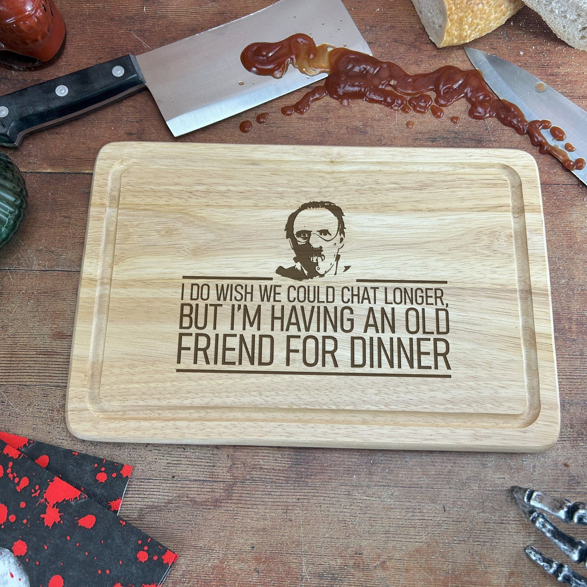 a wooden cutting board with a quote on it
