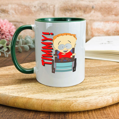 Timmy South Park Character Personalised Ceramic Gift Mug
