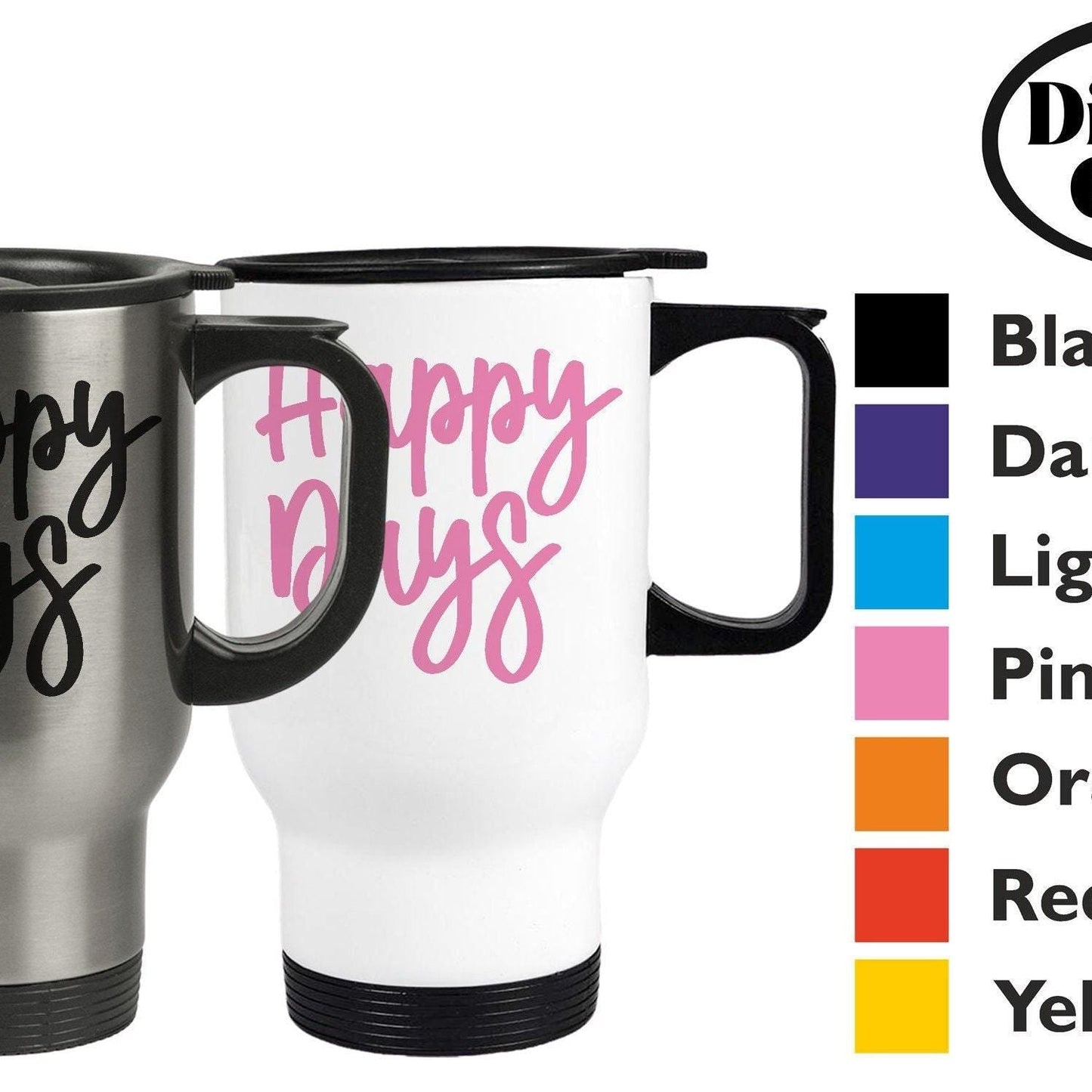 Happy Days - Northern Ireland Dialect - Personalised Travel Mug