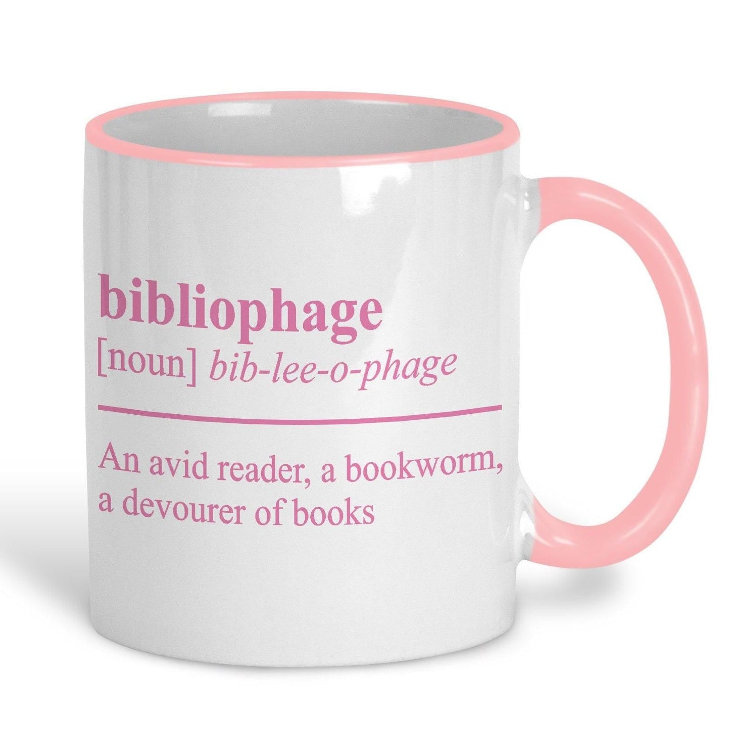 Bibliophage Definition Personalised Reader's Ceramic Mug