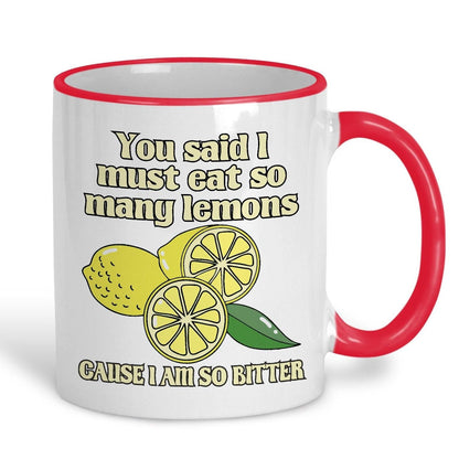 Kate Nash Foundations Lemons So Bitter Music Lyrics Mug