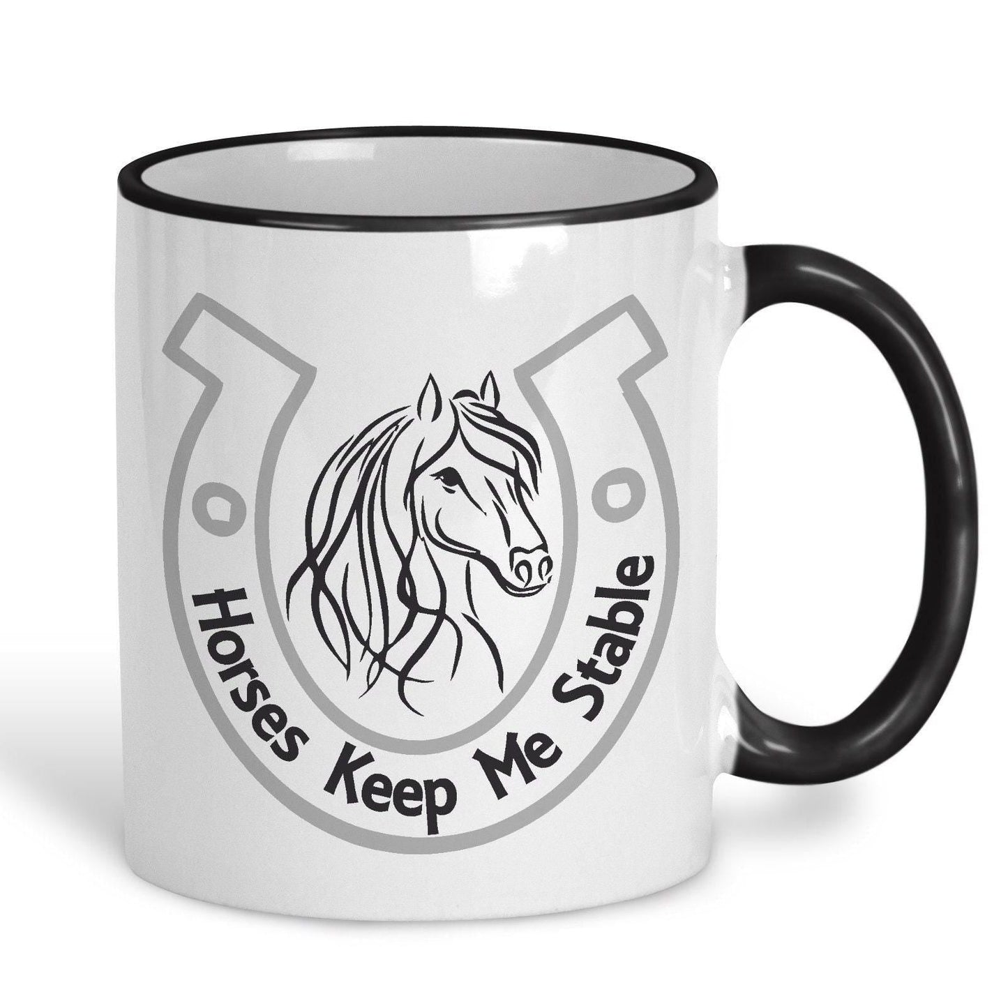 Horse Keeps Me Stable Mug