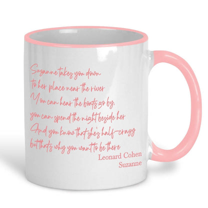 Leonard Cohen Suzanne Mug