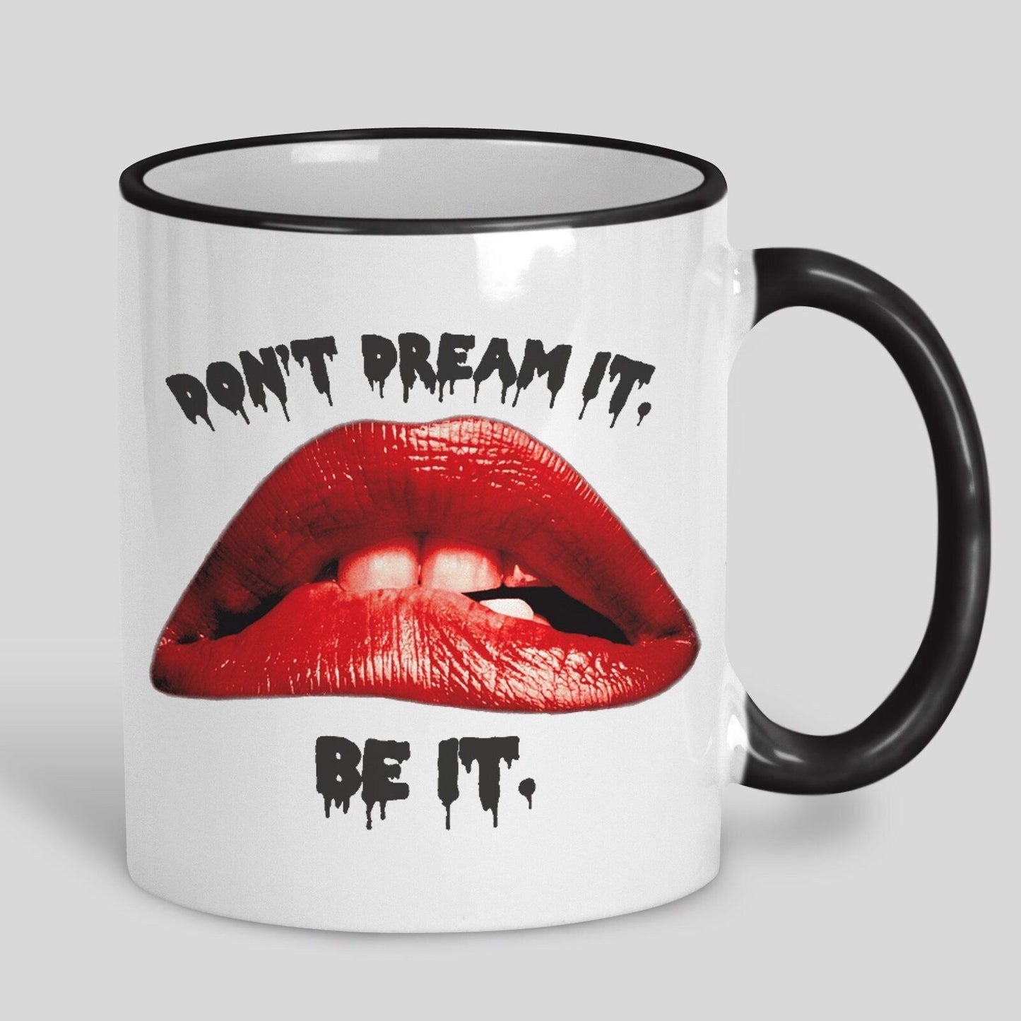 Rocky Horror Picture Show Time Warp Don't Dream It Absolute Pleasure Mug Quote Personalised Movie Gift Film Cinema Tim Curry